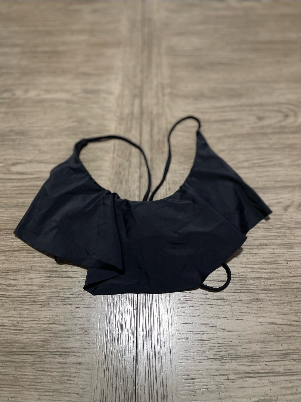 Black bikini top size M